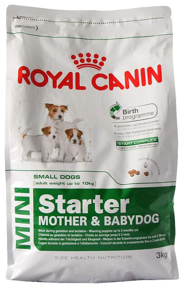 Сухой корм для щенков ROYAL CANIN Mini Starter Mother & Babydog, птица, 3кг