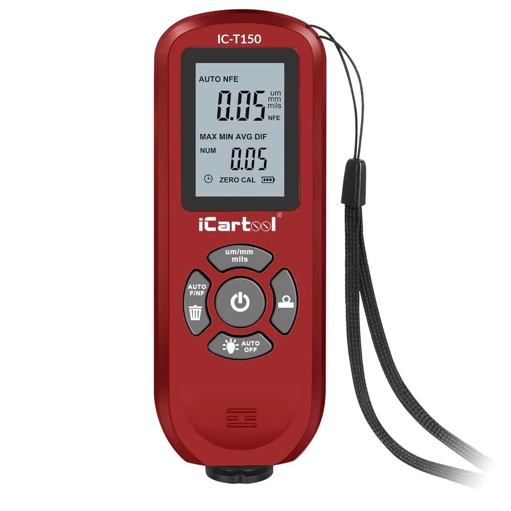 Толщиномер лакокрасочных покрытий Fe/NFe iCartool IC-T150 - купить в ...