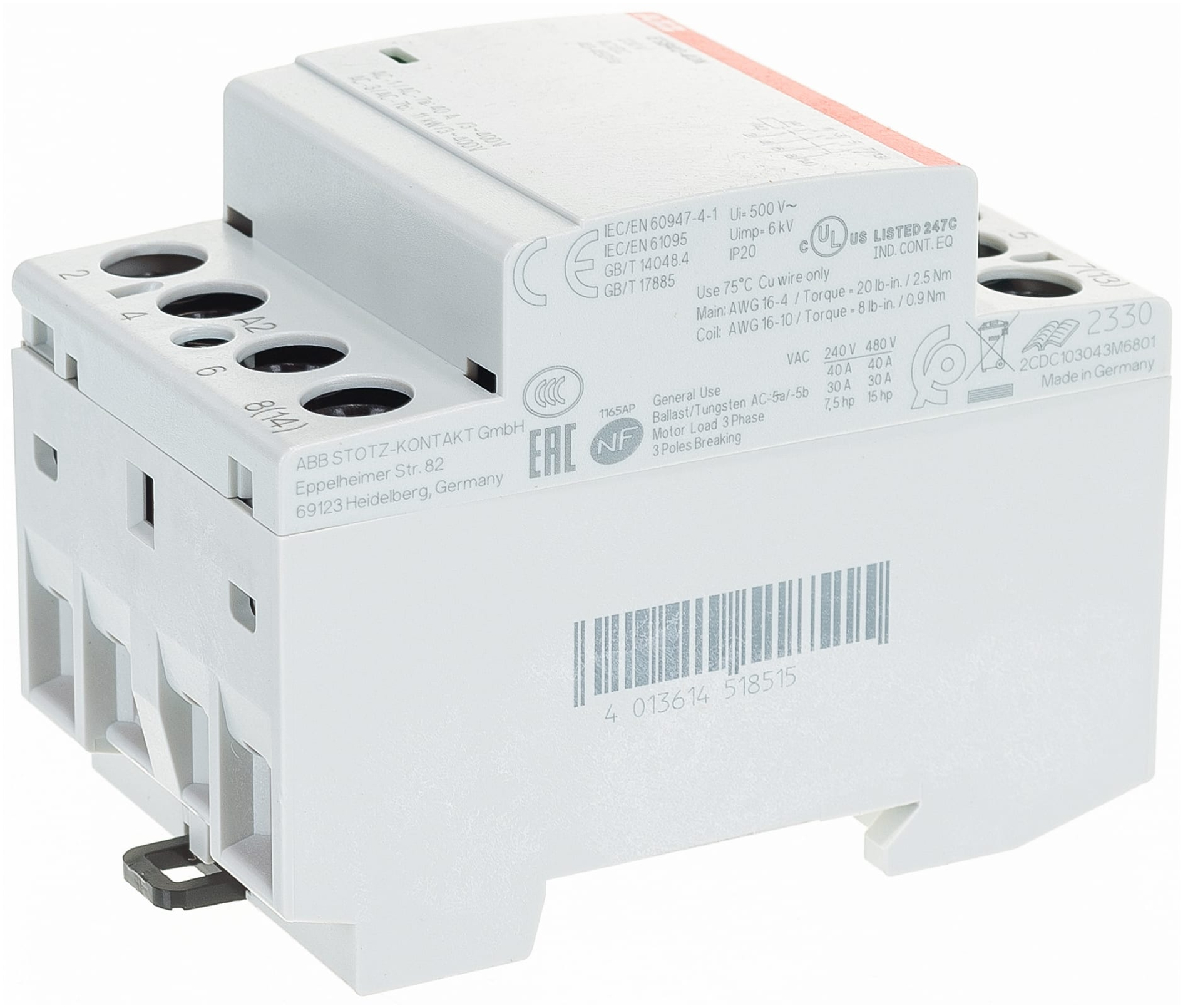 контактор электромагнитный iek 1 фазный. контактор esb20-20n-06 модульный (20а ас-1, 2но), катушка 230в ac/dc. асе а1 12. асе а1 12. асе а1 12.