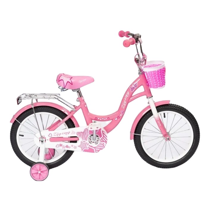Купить велосипед 14 ZIGZAG GIRL розовый, цены на Мегамаркет | Артикул: 100032281956