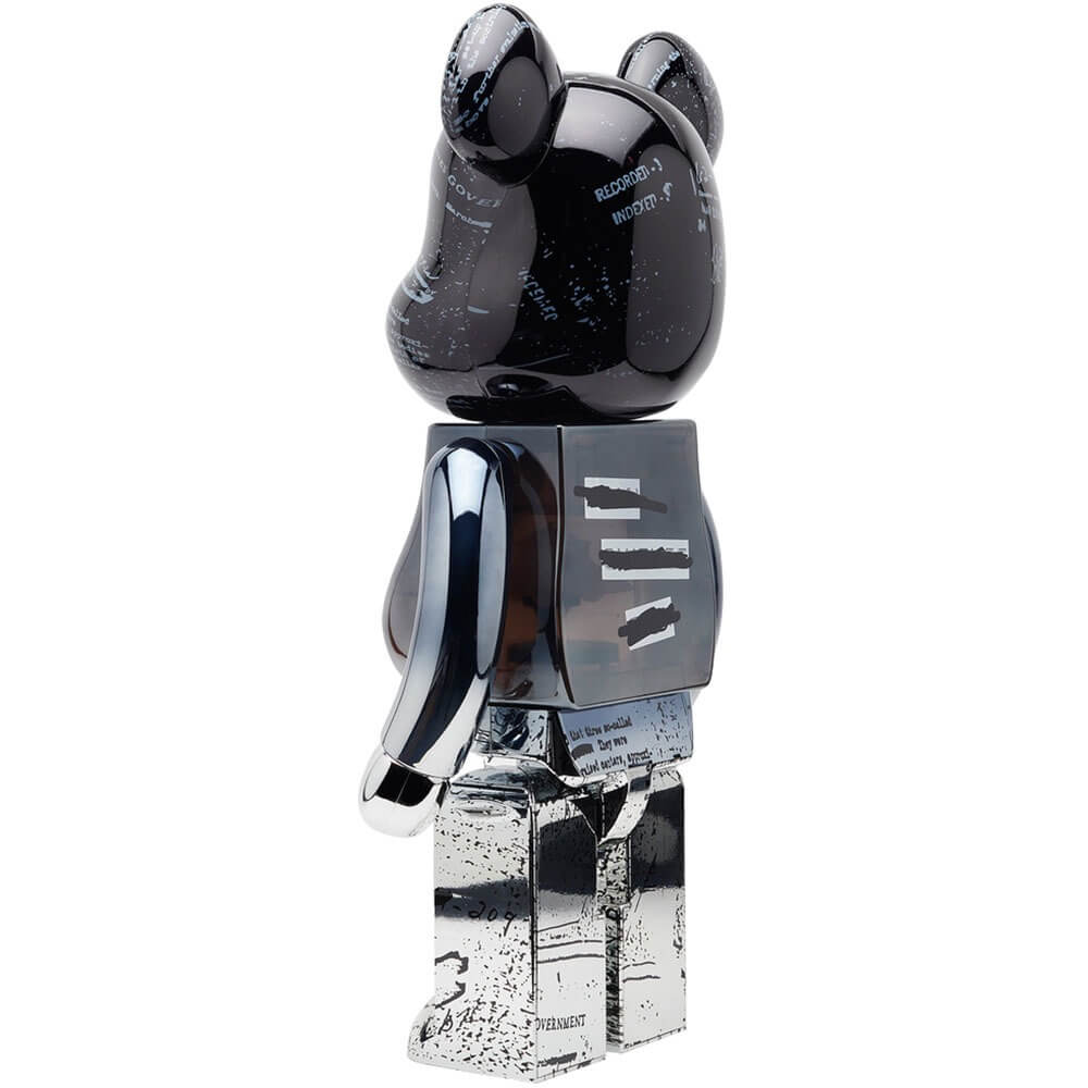 BE@RBRICK MY FIRST CLEAR BLACK / UFO set
