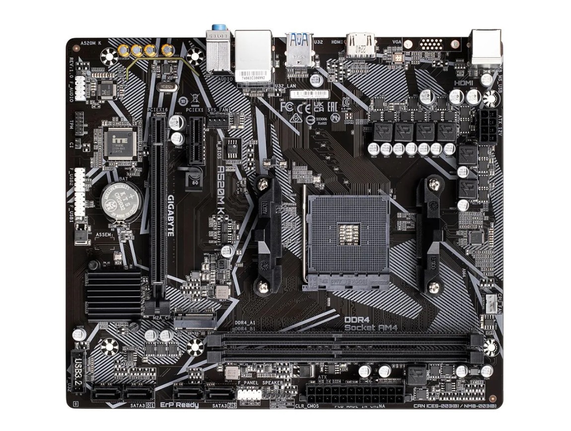 Gigabyte a520m v2