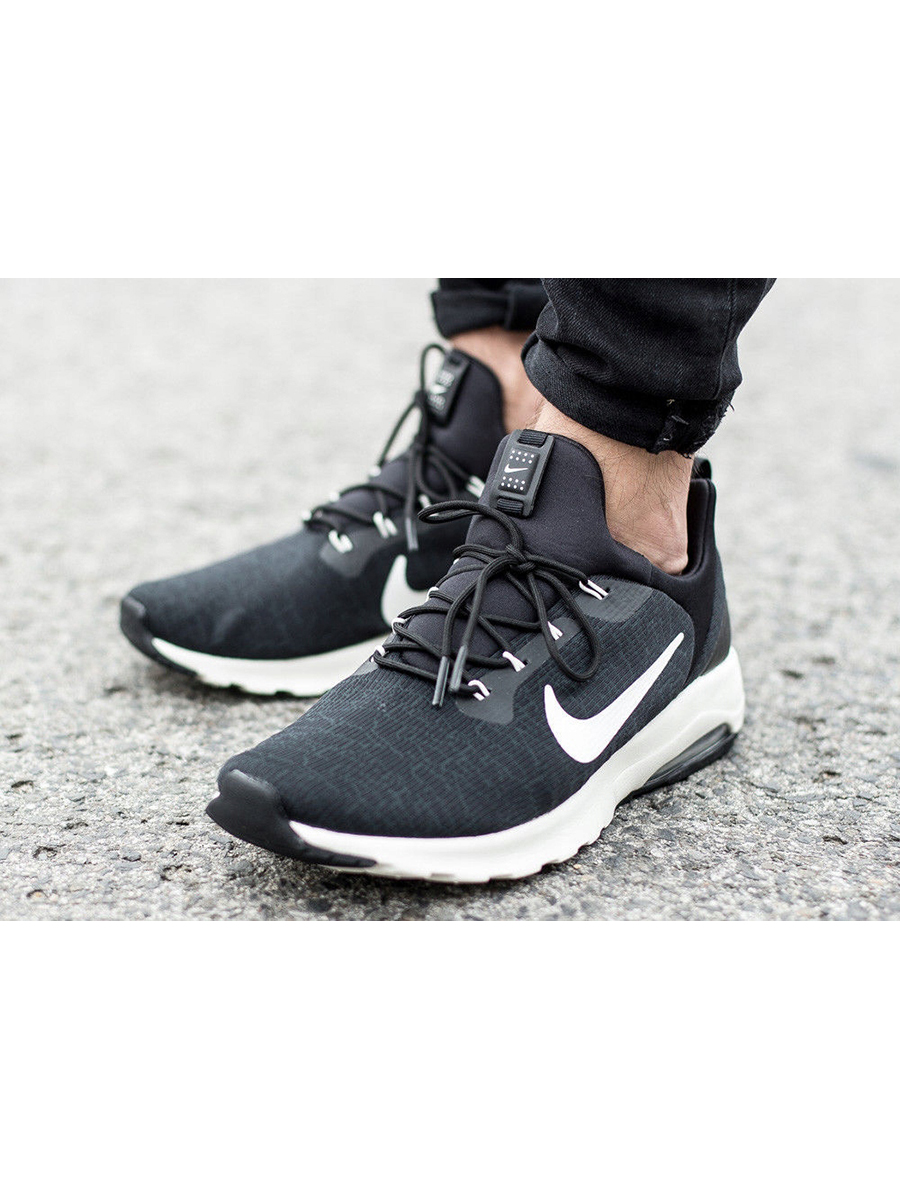Кроссовки мужские Nike Air Max Motion Racer черные 10 US - купить в Москве,  цены на СберМегаМаркет