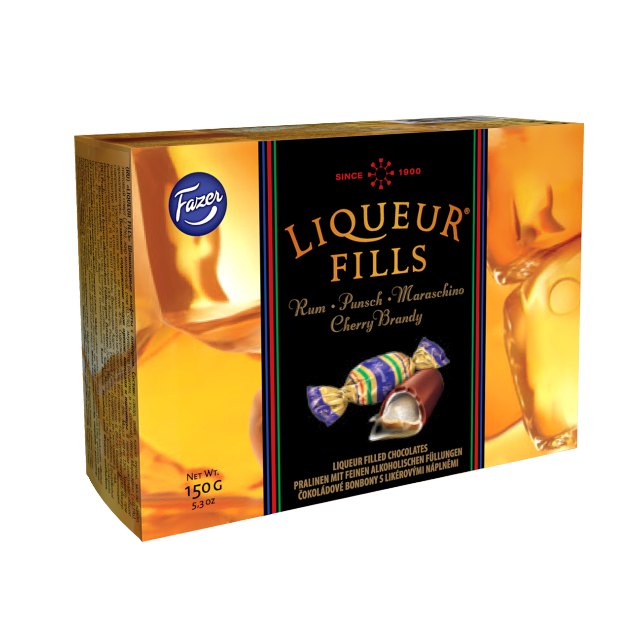 Шоколадные конфеты с ликером LIQUEUR FILLS 150г