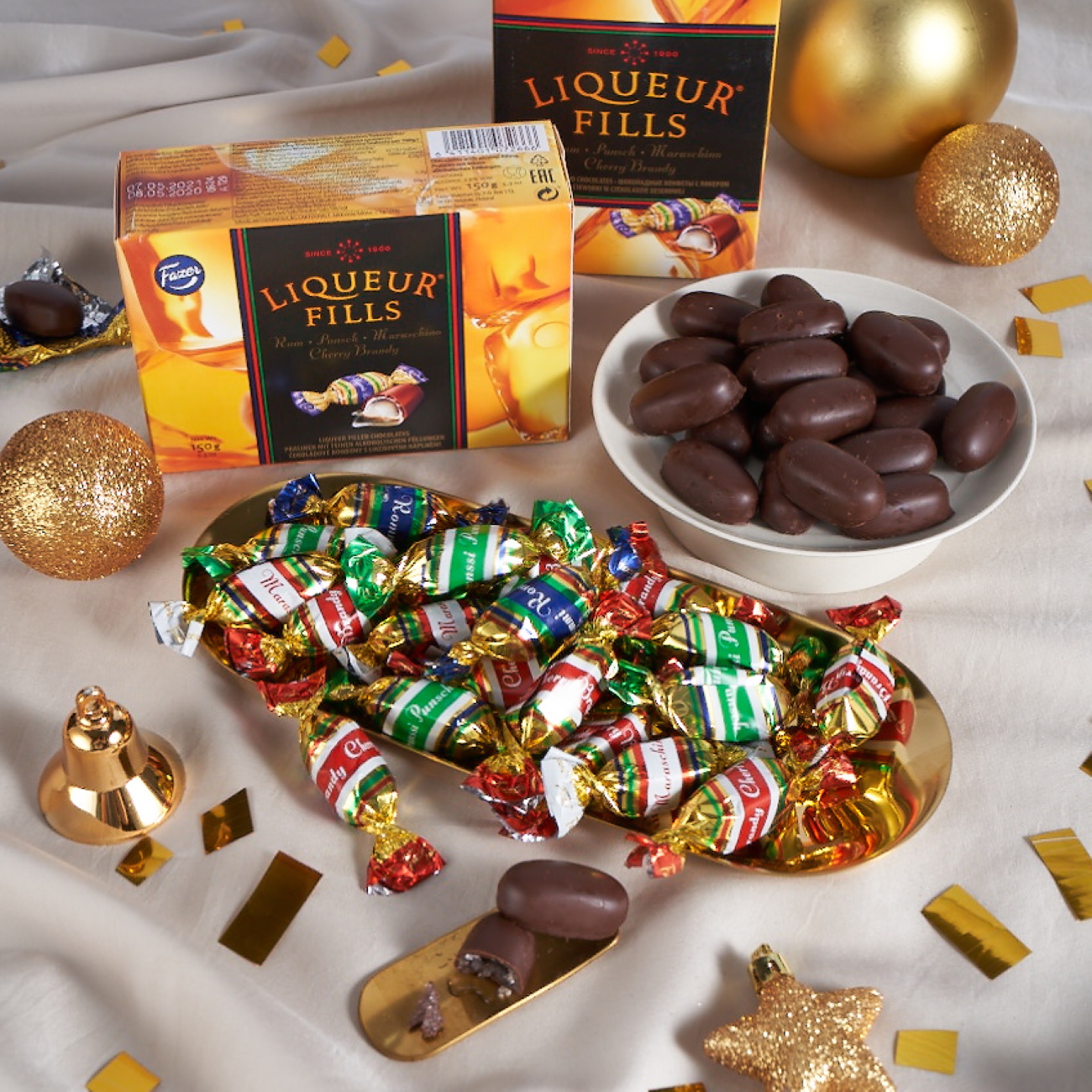 Шоколадные конфеты с ликером LIQUEUR FILLS 150г