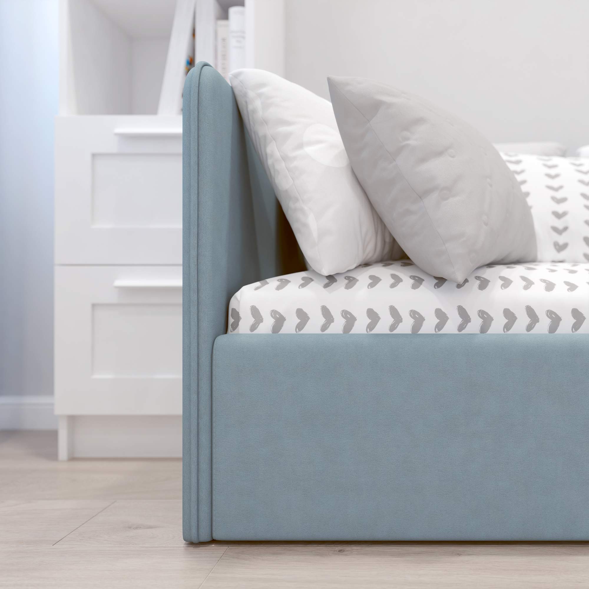 Кровать-диван Leonardo 180*80 голубой 1200_06 – купить в Москве, цены винтернет-магазинах на Мегамаркет