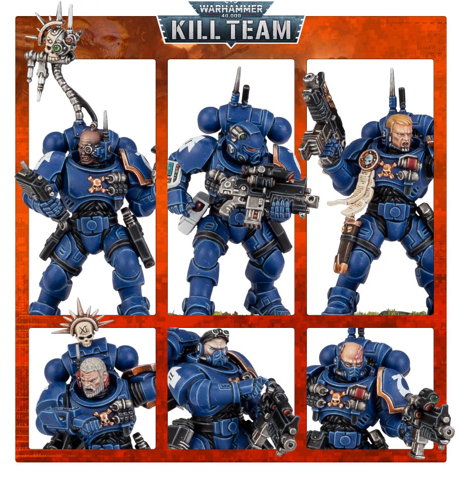 Миниатюры для игры Games Workshop Warhammer 40000 Kill Team Phobos Strike  Team, 103-01 – характеристики на Мегамаркет