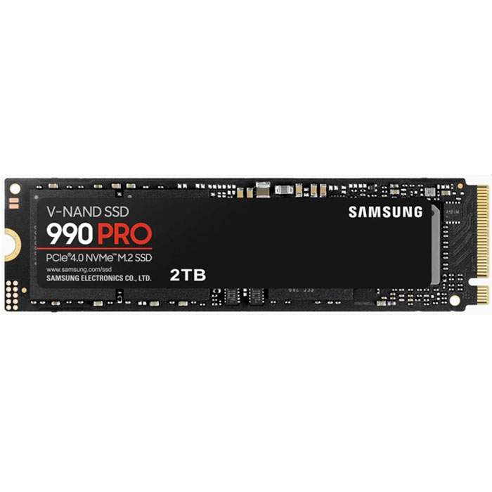 SSD накопитель Samsung 990 PRO M.2 2280 2 ТБ MZ-V9P2T0B/AM - купить в Ситилинк Москва Доставка, цена на Мегамаркет