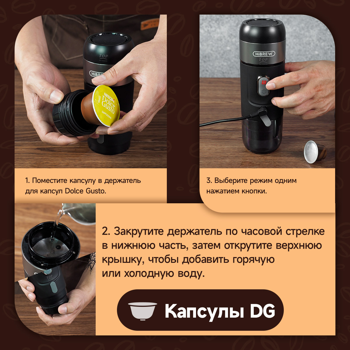 Кофемашина капсульного типа Hibrew H4A black, купить в Москве, цены в  интернет-магазинах на Мегамаркет