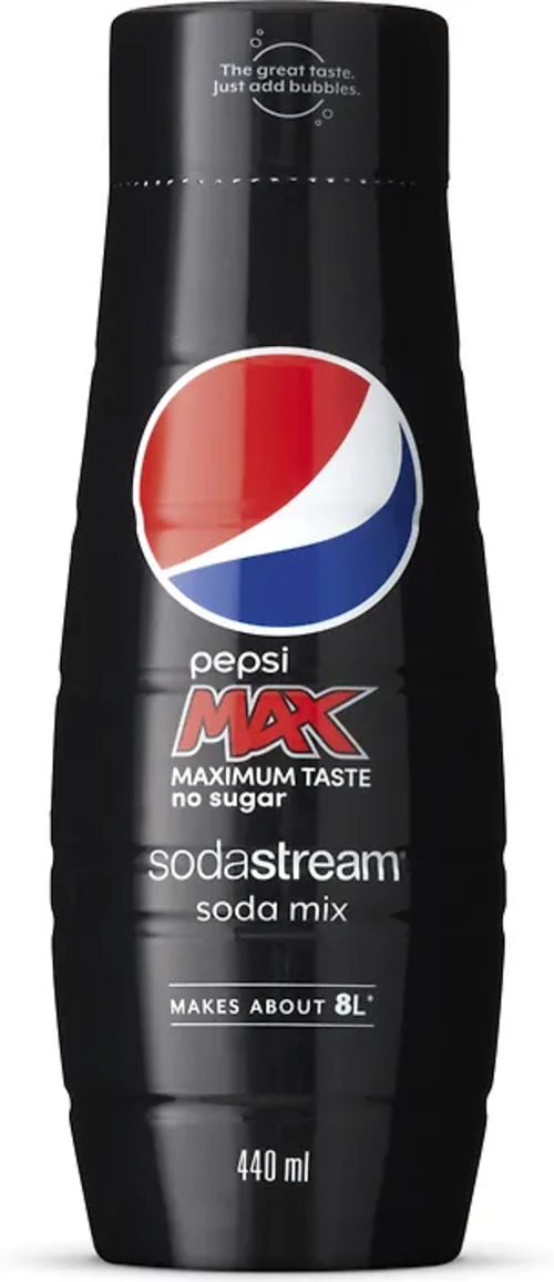 Купить концентрат безалкогольного напитка Sodastream Pepsi Max, 440 ml, цены на Мегамаркет | Артикул: 600011996690