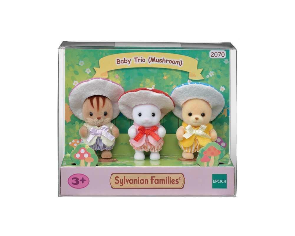 Купить набор Sylvanian Families Малыши в костюмчиках грибочков 2070, цены на Мегамаркет