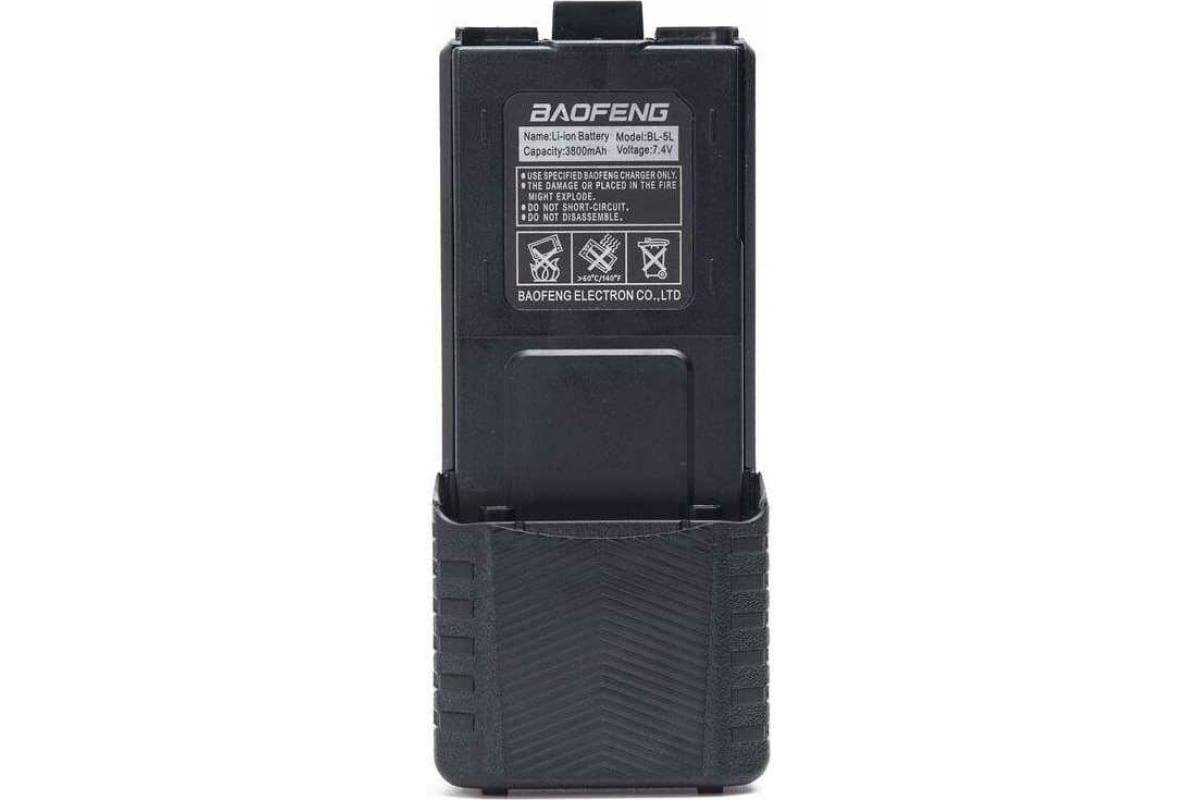 Аккумулятор Baofeng для радиостанции UV-5R, Li-ion, 3800 мАч 00016400 купить, цены в Москве на Мегамаркет