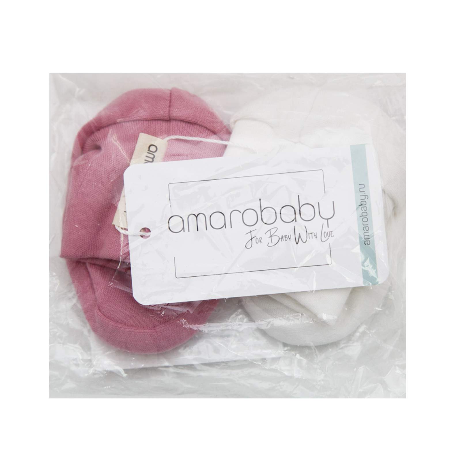 Пинетки унисекс Amarobaby AB-OD21-NZ24 розовые размер 16