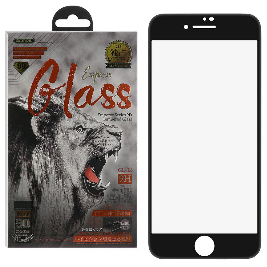 Защитное стекло Remax Emperor Series 9D GL-32 для iPhone 7 Plus/8 Plus Black