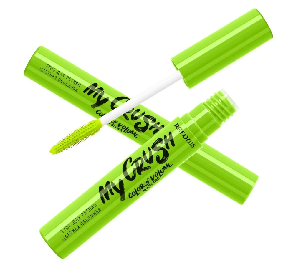 Relouis тушь цветная my Crush smashed Lime