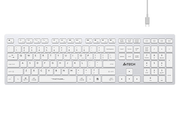 Беспроводная клавиатура A4Tech Fstyler FBX50C White, купить в Москве, цены в интернет-магазинах на Мегамаркет