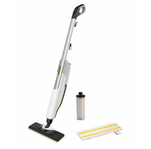 Паровая швабра Karcher KST 2 Upright белый; серебристый, купить в Москве, цены в интернет-магазинах на Мегамаркет