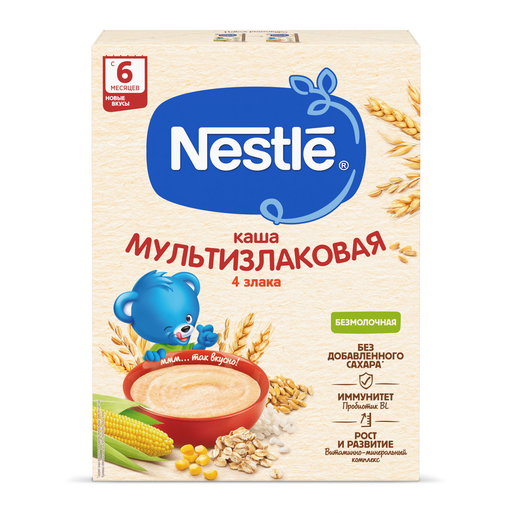 Отзывы о каша безмолочная Nestle 5 злаков с 6 мес. 200 г - отзывы  покупателей на Мегамаркет | детские каши - 100023379426