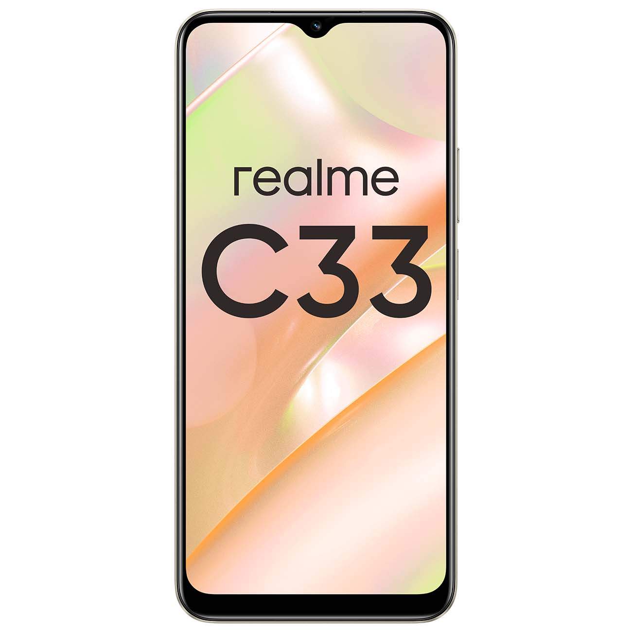 Смартфон Realme C33 4/128GB Sandy Gold (RMX3624) - отзывы покупателей на  маркетплейсе Мегамаркет | Артикул: 600009255092