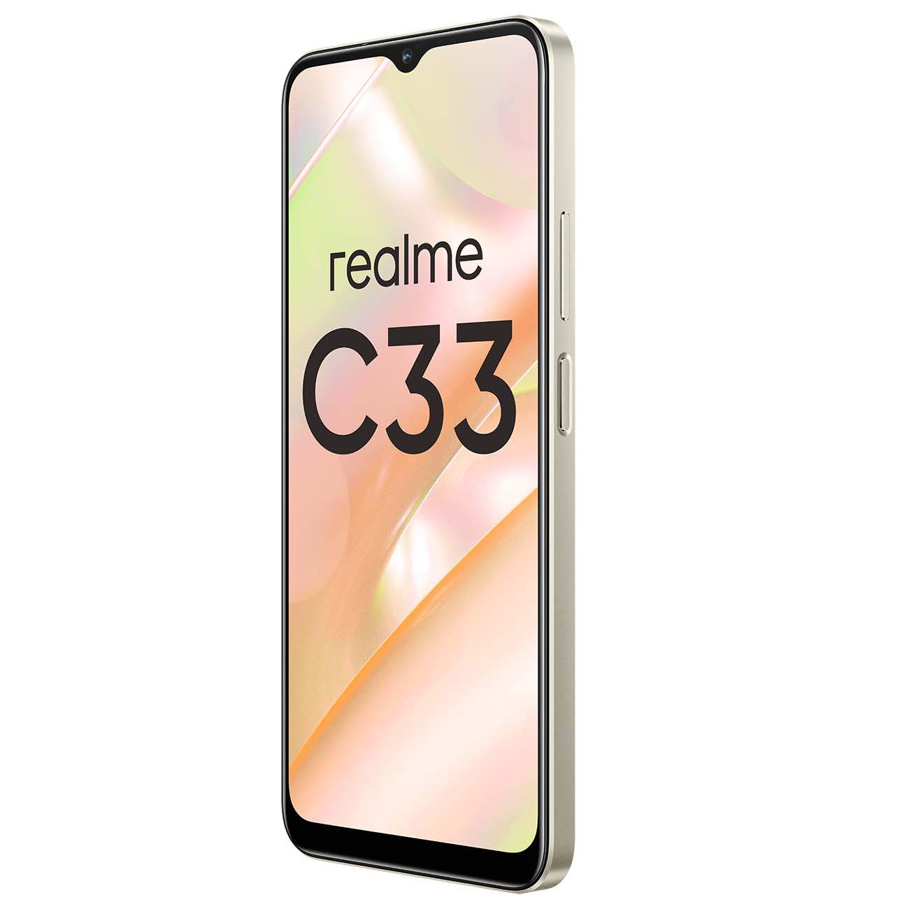 Смартфон Realme C33 4/128GB Sandy Gold (RMX3624), купить в Москве, цены в  интернет-магазинах на Мегамаркет