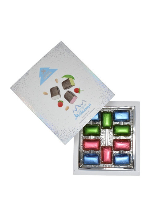 Конфеты пралине Кедровая метелица ассорти, Сибирский кедр, конфеты в коробках 150 г
