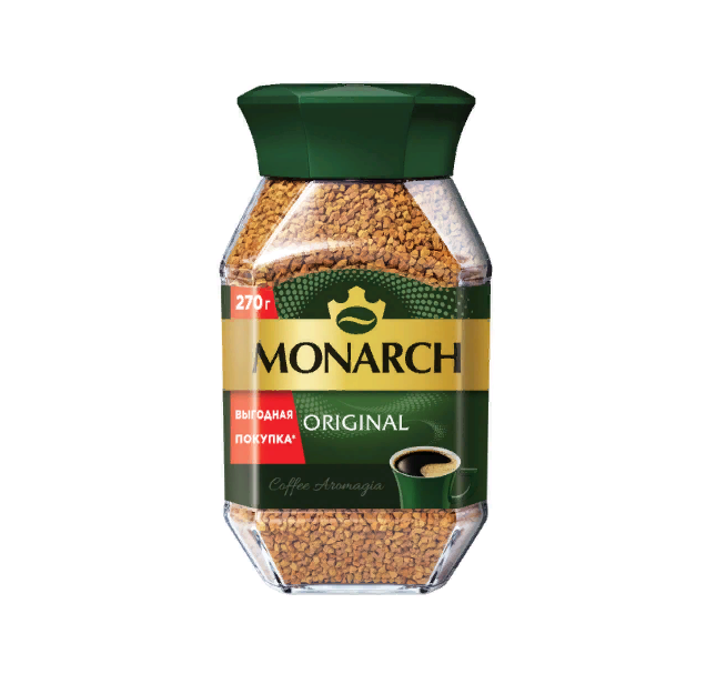 Купить кофе Monarch Original растворимый 270 г, цены на Мегамаркет | Артикул: 100059946271