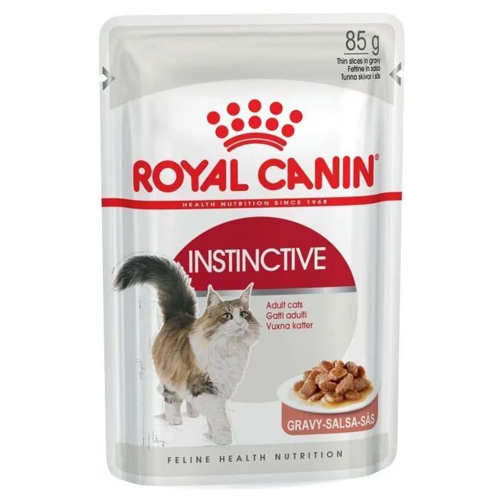 Влажный корм для кошек ROYAL CANIN Instinctive, мясо, 85г - отзывы  покупателей на маркетплейсе Мегамаркет | Артикул товара:100016182719