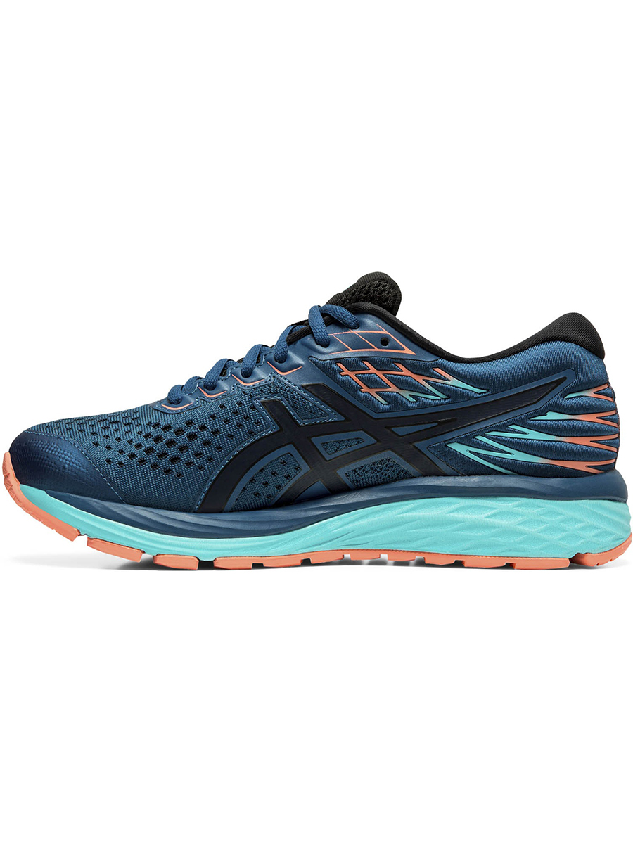 Кроссовки женские Asics Gel-Cumulus 21 GTX синие 5 US – купить в Москве,  цены в интернет-магазинах на СберМегаМаркет