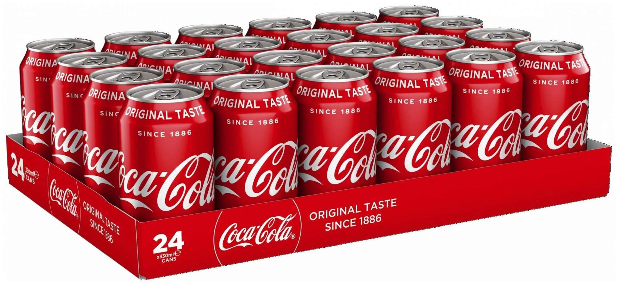 Купить газированный напиток Coca-Cola Original Taste 330 мл x 24 шт, цены на Мегамаркет | Артикул: 100061262702