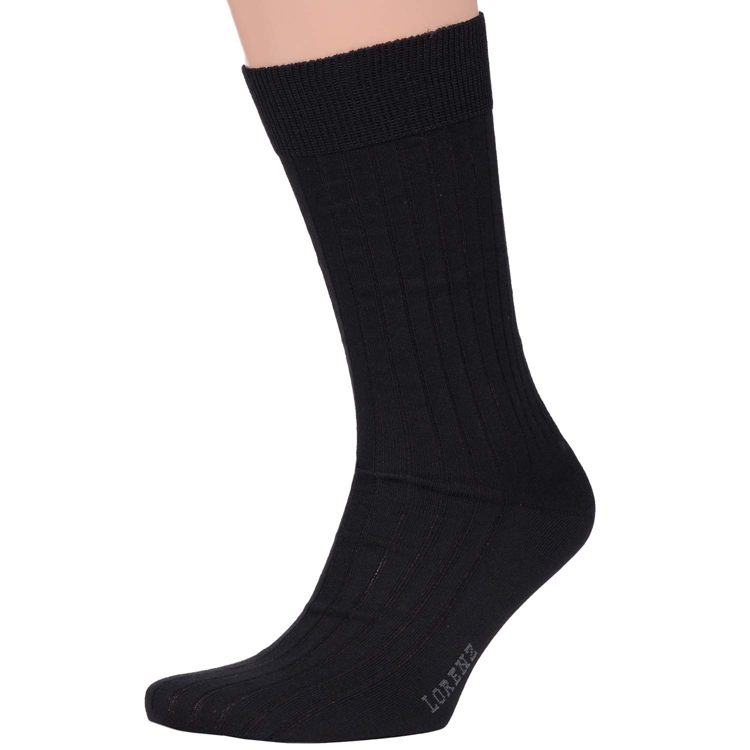 Набор носков мужской LorenzLine Е40-18-0 черный 29 (43-44)