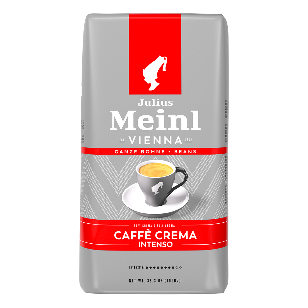 Кофе в зернах Julius Meinl | Кафе крема интенсо, 1 кг - купить в ИП  Панфилов Д.А., цена на Мегамаркет