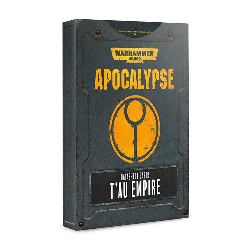 T au empire. Apocalypse datasheets: t&#039;au empire. datacards: t&#039;au empire.