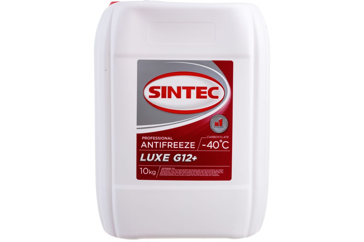 Антифриз sintec luxe g12. 756665 Sintec. Антифриз Sintec Lux g12. Sintec Lux g12 10л. Sintec антифриз g12 красный.