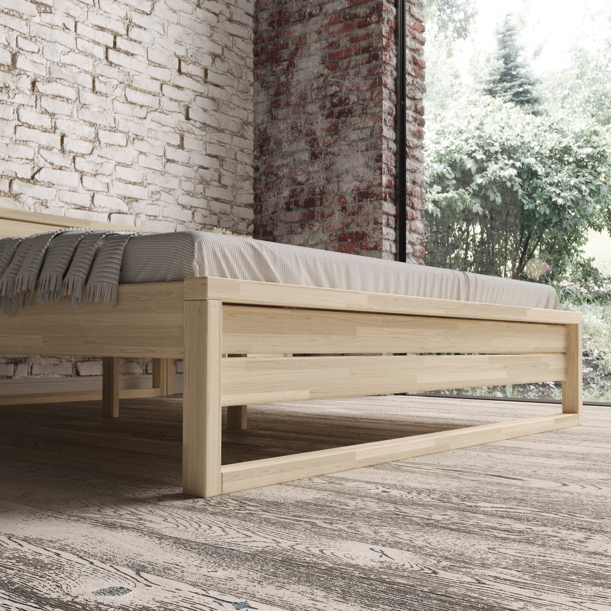 Кровати деревянные
