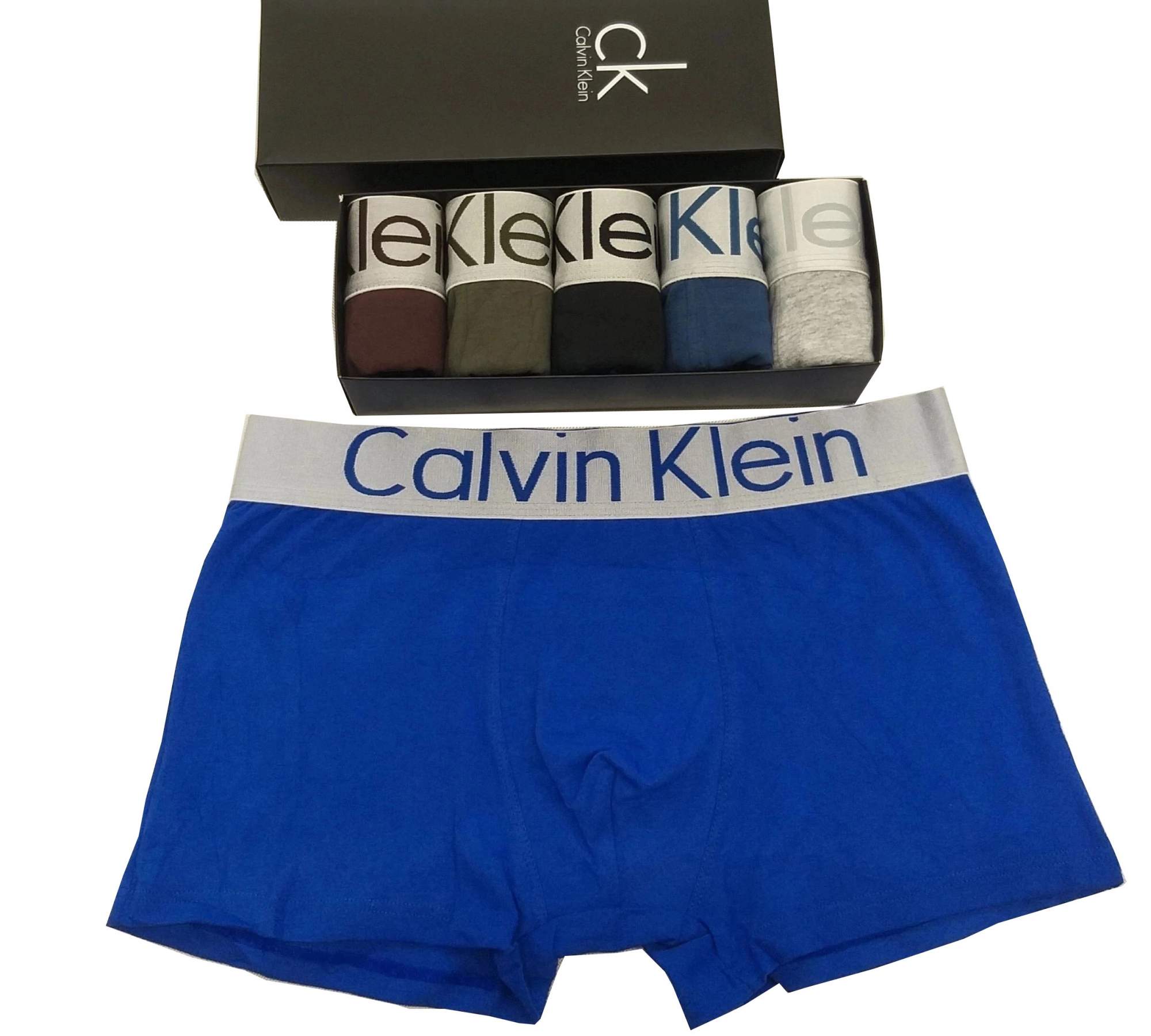 Комплект трусов мужских Calvin Klein ck1028558 разноцветных 50-52 RU 5 шт. реплика - купить в СОля ДЕня, цена на Мегамаркет