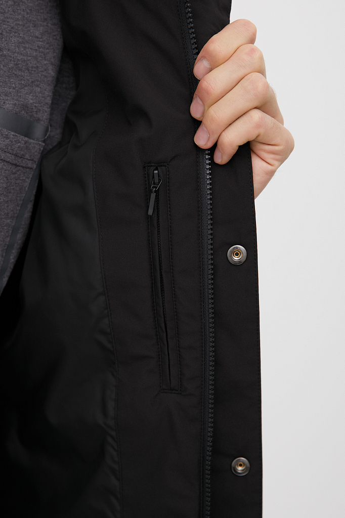 Куртка мужская Finn Flare FBC23060 черная XL