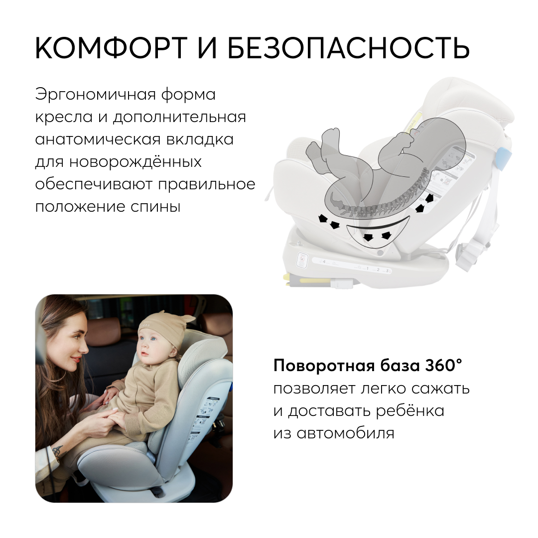 Отзывы о автокресло Happy Baby Unix группы 0+/1/2/3, 0-36 кг, isofix,  поворотная база, бежевое - отзывы покупателей на Мегамаркет | автокресла  Unix_beige - 600009418451