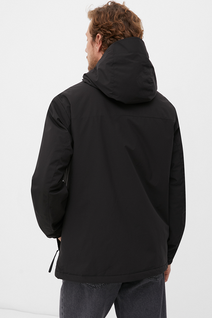 Куртка мужская Finn Flare FBC23060 черная 2XL
