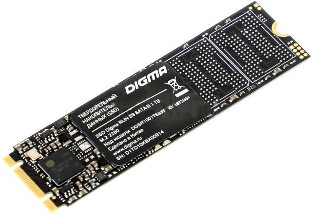 SSD накопитель DIGMA Run S9 M.2 2280 1 ТБ (DGSR1001TS93T) - купить в Домовёнок(Sale), цена на Мегамаркет