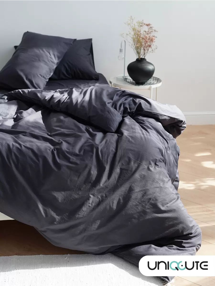 Купить комплект постельного белья Uniqcute Rutil поплин, 2 спальный, 2 наволочки 50x70 см, цены в интернет-магазине на Мегамаркет | 600009382850