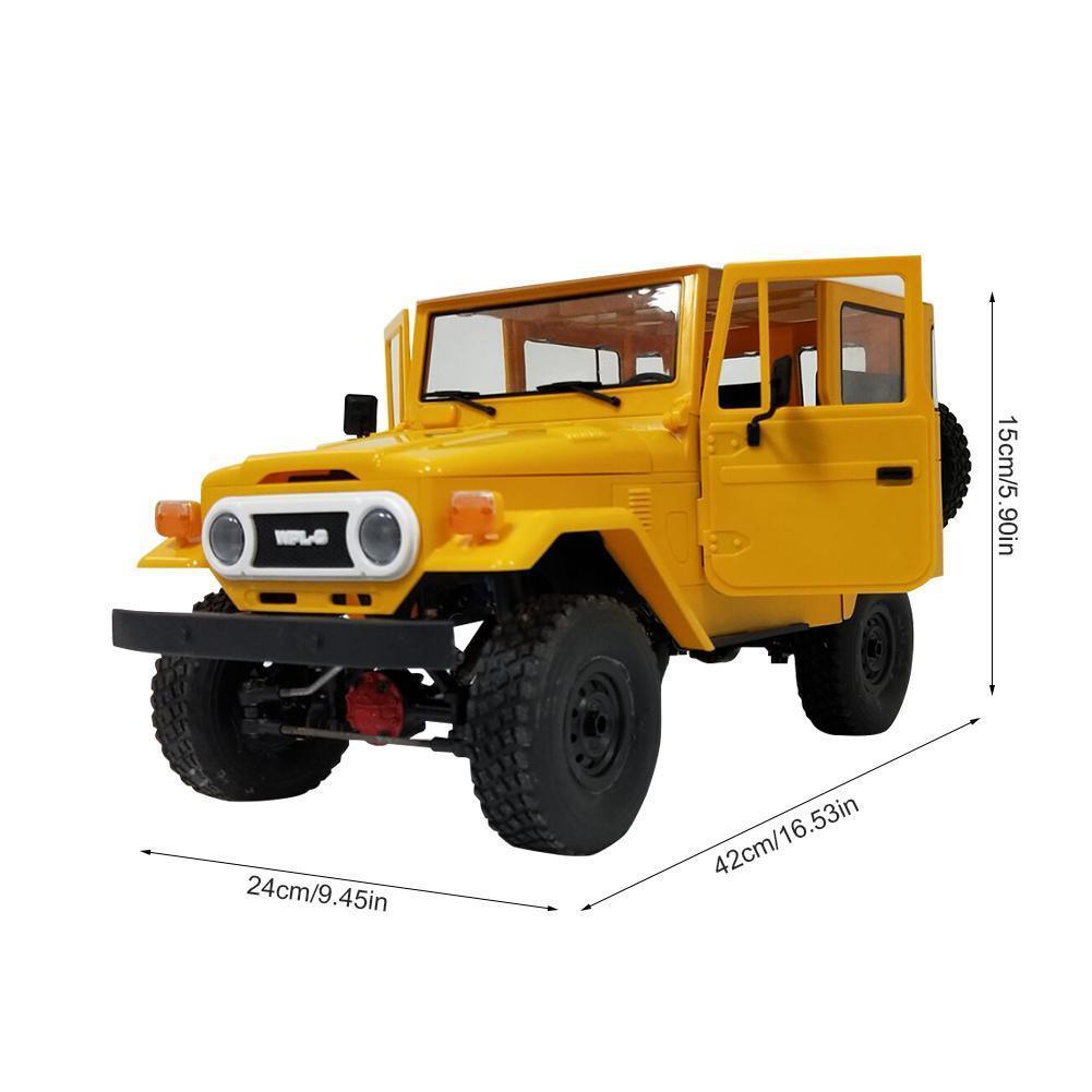 Купить радиоуправляемая машина WPL Toyota FJ40, KIT WPLC-34KM-Yellow, цены  на Мегамаркет