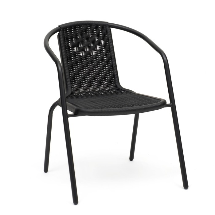 Кресло садовое, черное - купить в Фабрика Успеха, цена на Мегамаркет