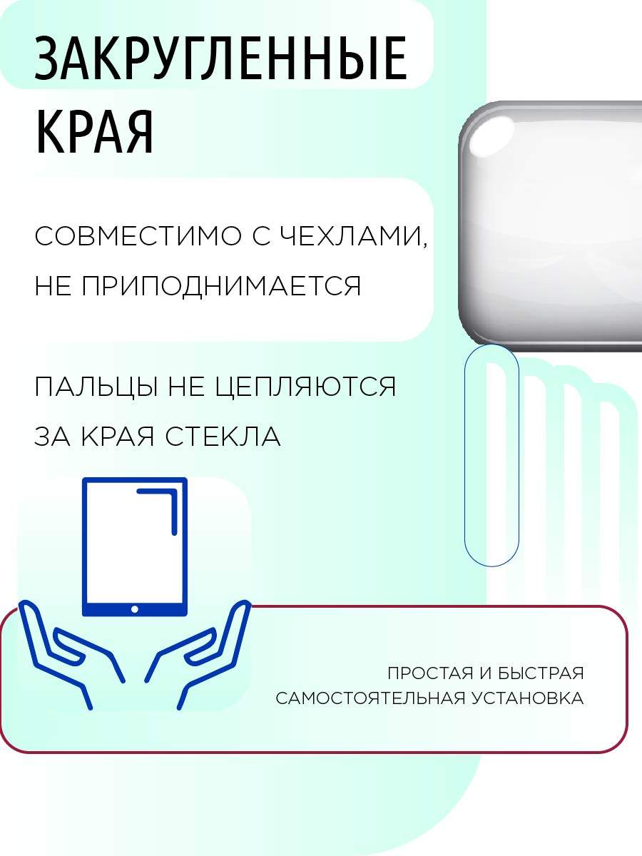 Защитное стекло Mobileocean для планшета iPad Air (10.9")