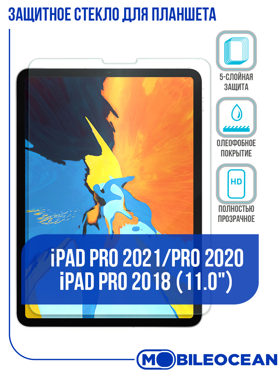 Защитное стекло для планшета iPad Air4/Pro 2020/Pro 2018 (11.0")