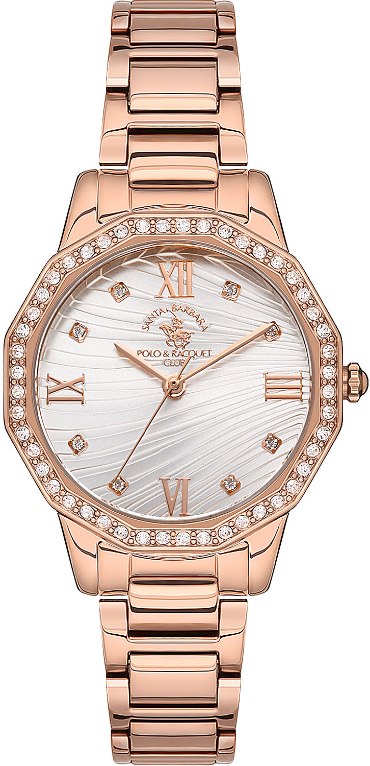 Наручные часы женские Santa Barbara Polo & Racquet Club SB.1.10261-2 золотистые