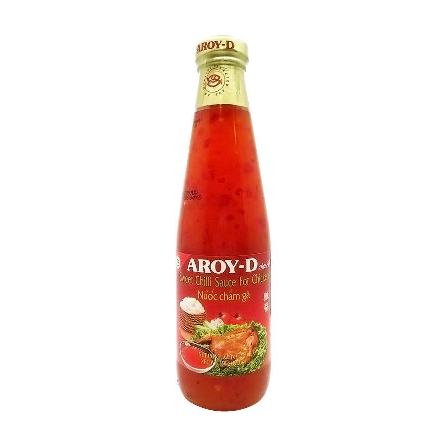 Купить соус сладкий чили для курицы (sweet chili sauce) Aroy-D Арой-Ди 350 г, цены на Мегамаркет | Артикул: 600006400961