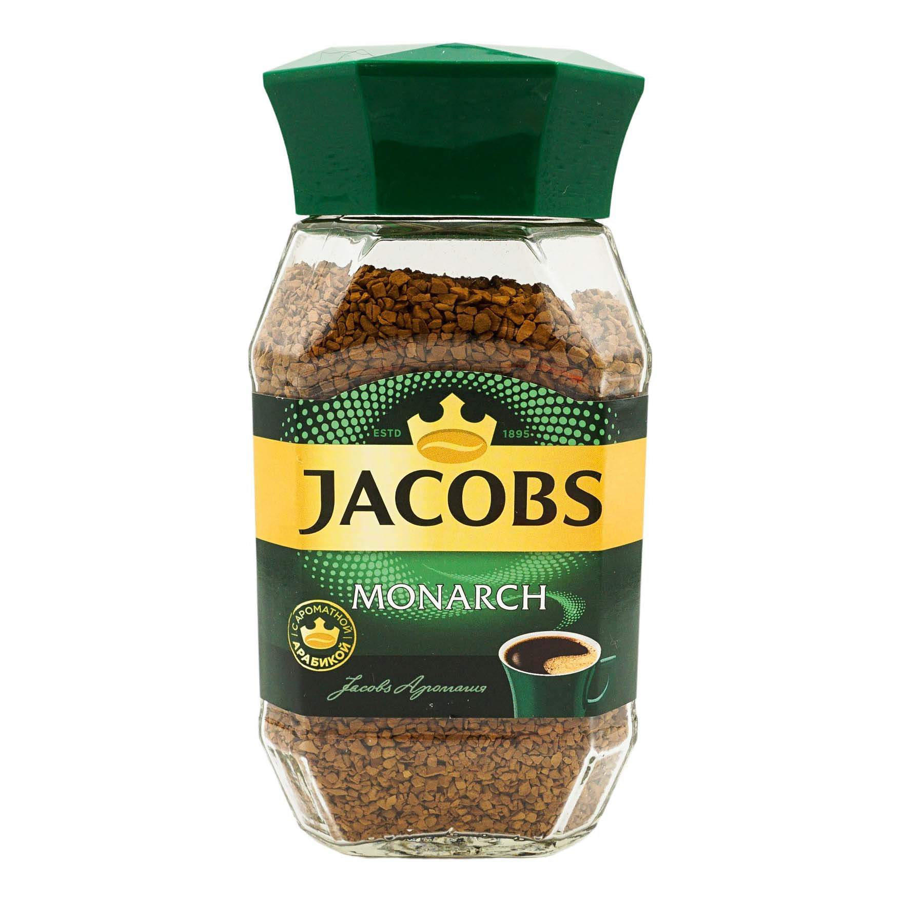 Кофе Jacobs Monarch растворимый 190 г - купить в Братья Романовых, цена на Мегамаркет