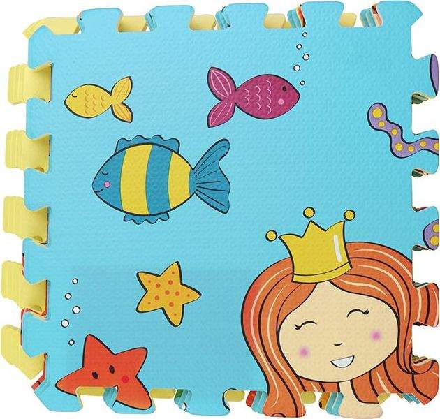 Коврик-Пазл Морское царство 31*31 см. 9шт. Kari Kids K6775