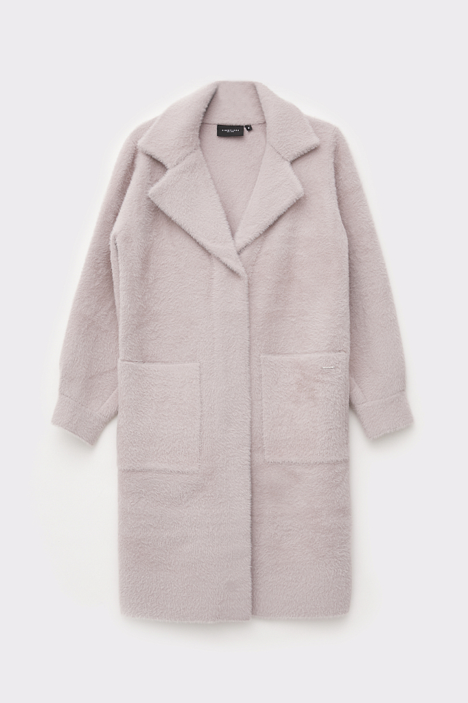 Пальто женское Finn Flare FBC11149 розовое XS