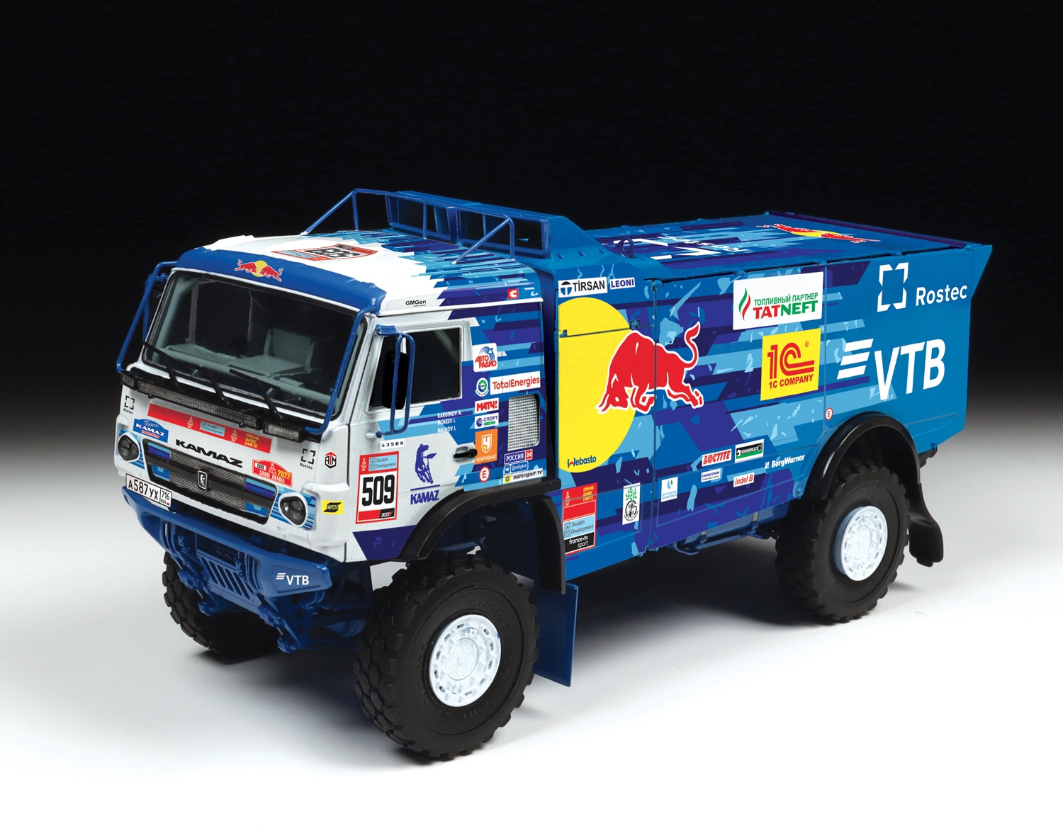 Купить 3657 Автомобиль KAMAZ-43509, Команда КАМАЗ-Мастер, Дакар 1/35, цены  на Мегамаркет | Артикул: 100044301027